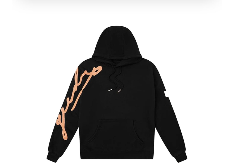 Geedup Co Signature Hoodie - Black/Peach