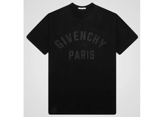 Givenchy Paris Embroidered Logo Patch T-Shirt, Black/Black