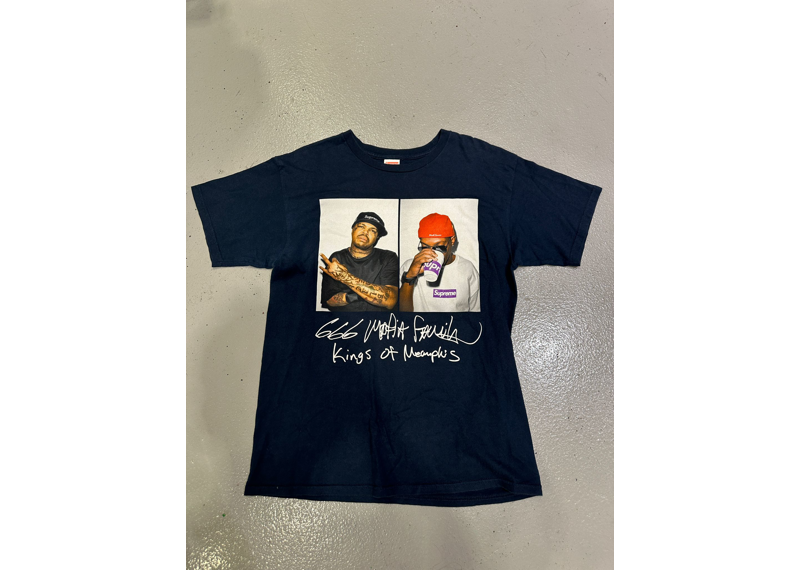 Supreme Three 6 Mafia Photo T-Shirt - Blue