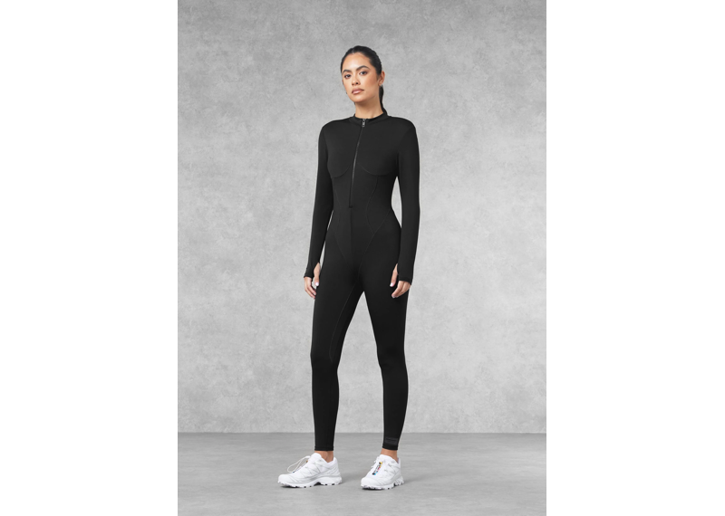 The Giving Movement 26 inch Zipped Jumpsuit - Pitch Black
