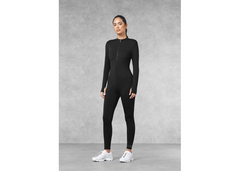 The Giving Movement 26 inch Zipped Jumpsuit - Pitch Black