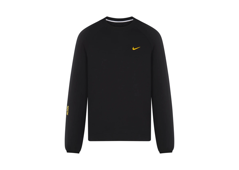 Nike x NOCTA Tech Fleece Crewneck - Black/Yellow
