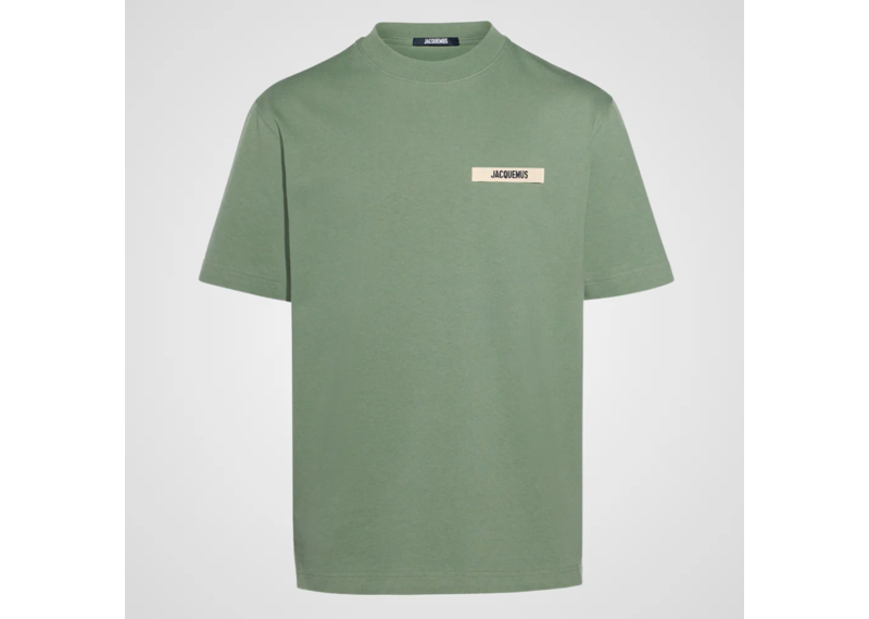 Jacquemus Le T-Shirt Gros Grain - Light Green