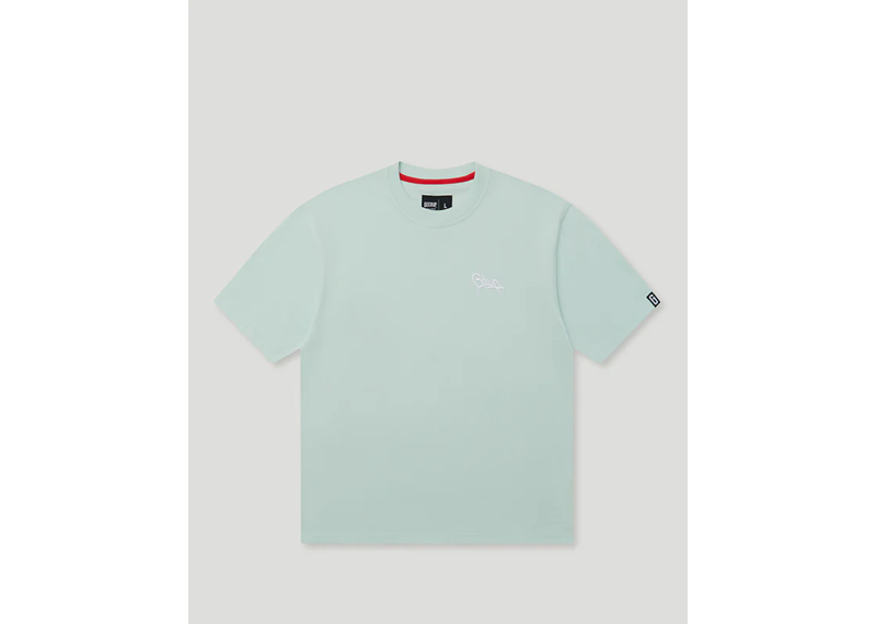 Geedup Co Handstyle EMB T-Shirt - Soft Green