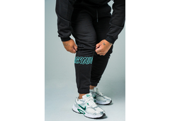 UNDGROUND Hype Trackpants Black/Tiffany