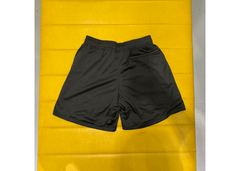 On The Arm Studded Biker Mesh Shorts - Black