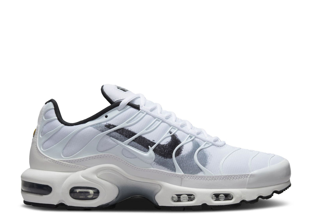 Air Max Plus Spray Paint Swoosh - White Cool Grey