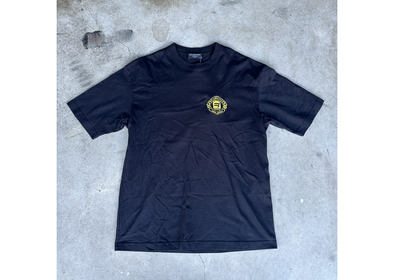 Balenciaga Quest Logo T Shirt Black