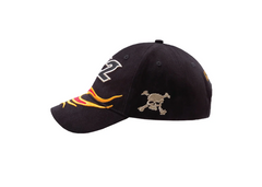 Broken Planet Flame Racer Cap - Black/Orange