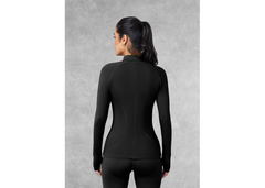 The Giving Movement Fitted Running Top - Pitch Black