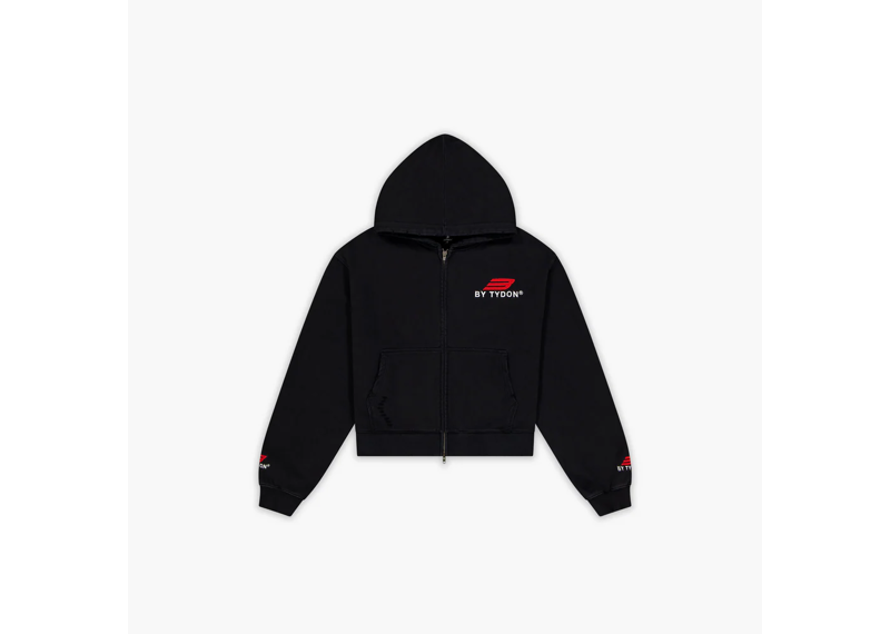 By Tydon Trinity Zip Up Hoodie - Black