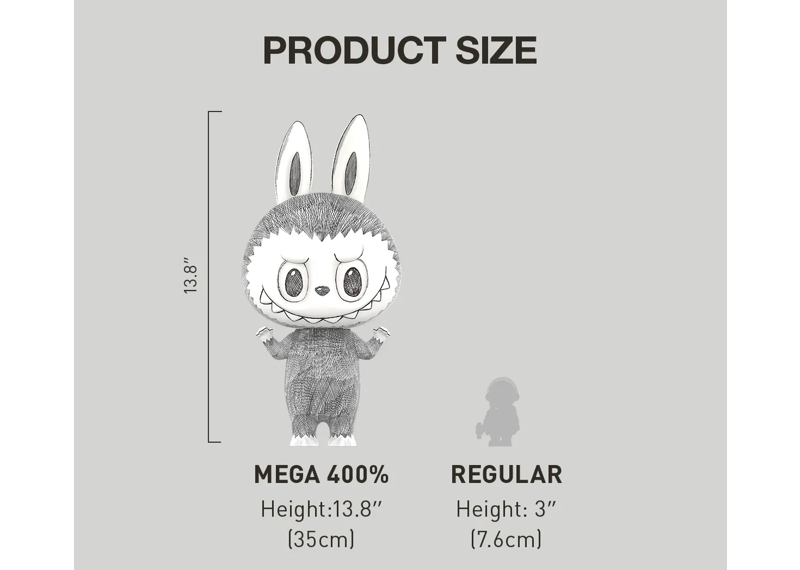 Pop Mart MEGA LABUBU 400% Sketch – The Good Kid Pop Mart MEGA LABUBU 400% Sketch – The Good Kid