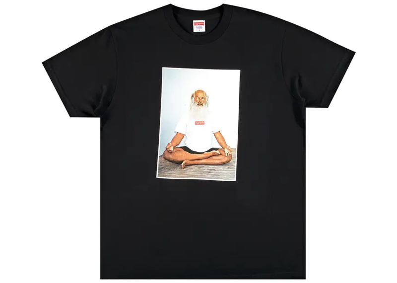 Supreme Rick Rubin Photo T-Shirt - Black (FW21)