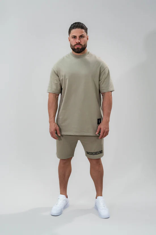 Undrground Relaxed Fit T-Shirt - Combat Khaki