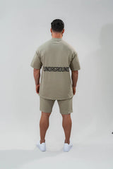 Undrground Relaxed Fit T-Shirt - Combat Khaki