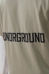 Undrground Relaxed Fit T-Shirt - Combat Khaki