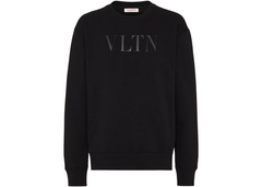 Valentino VLTN Logo Sweatshirt - Black/Black