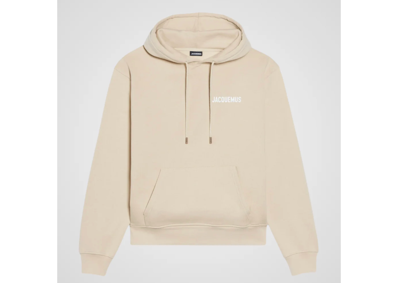 Jacquemus Le Sweatshirt Hoodie Beige