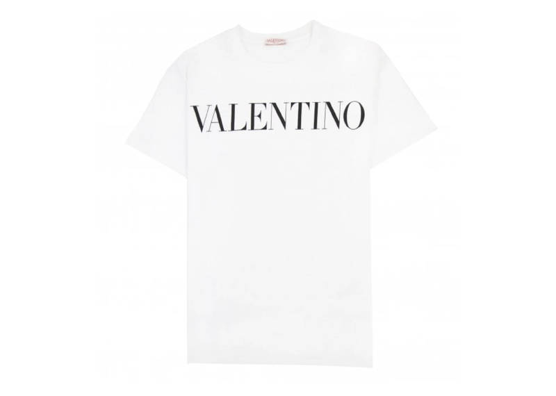 Valentino Printed Logo T-Shirt - White