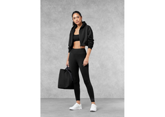 The Giving Movement 24 inch High Rise Leggings - Pitch Black