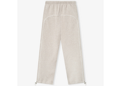 Fear of God Essentials Relaxed Fleece Sweatpants - Heather Stone/Cloud White (SS25)