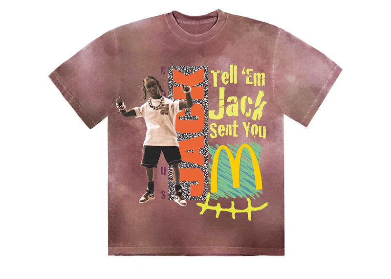 Travis Scott McDonalds Jacks Smile II Tee Berry