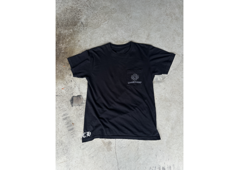 Chrome Hearts Square Cross Pocket T-Shirt - Black