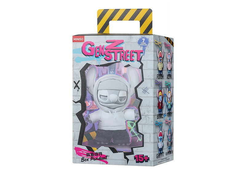 Miniso Disney Stitch Gen Z Street Series - Vinyl Plush Pendant