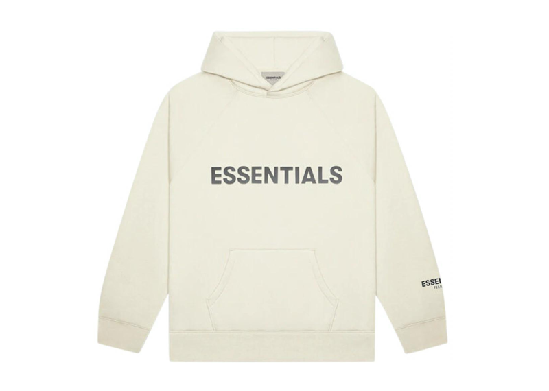 Fear Of God Essentials Applique Logo Hoodie - Buttercream (SS20)