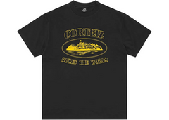 Corteiz Alcatraz T-Shirt - Black/Yellow