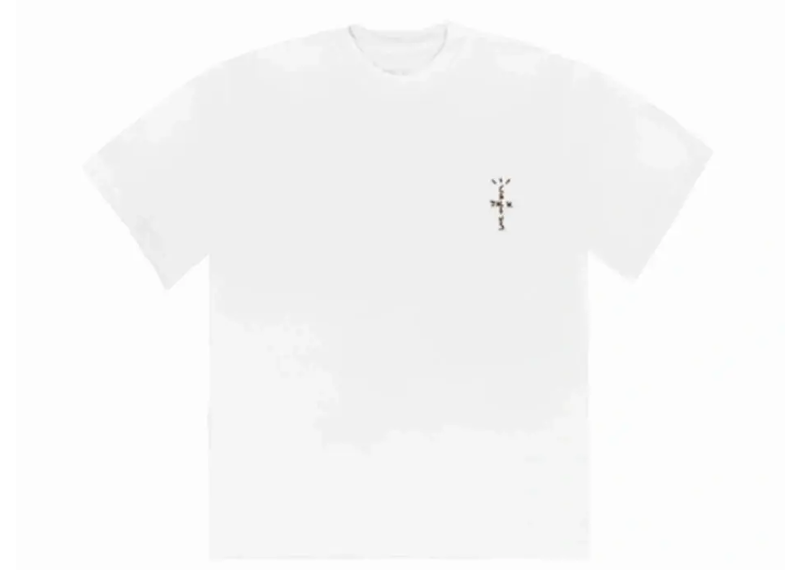 Travis Scott Cactus Jack Logo T-Shirt - White/Brown