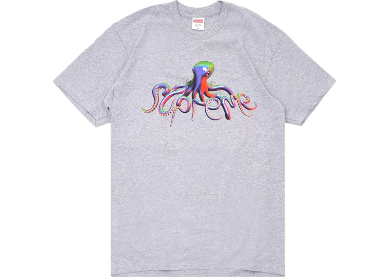 Supreme Tentacles Tee Heather Grey