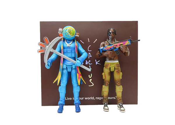 Travis Scott Cactus Jack Fortnite 12 Action Figure Duo Set – The