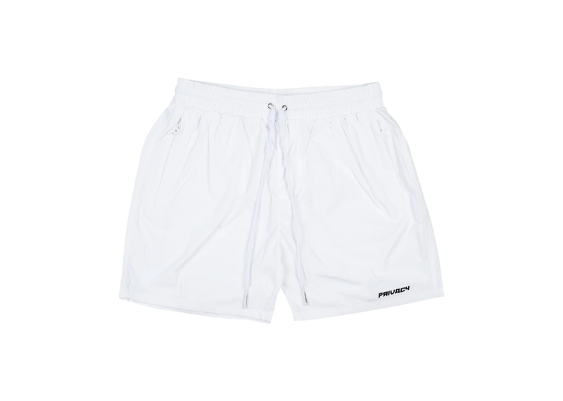 Privacy Luxury Swim Shorts - White