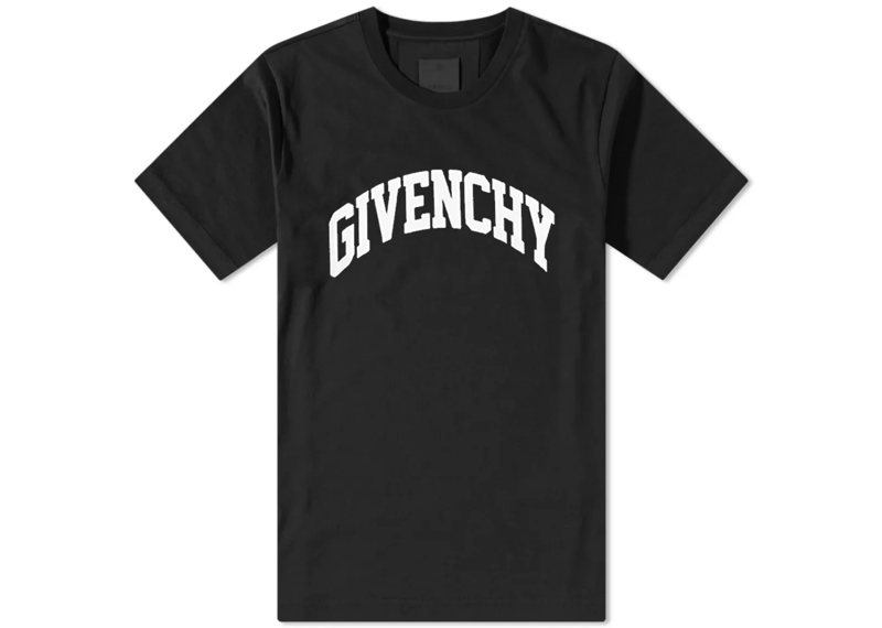 Givenchy Paris College Logo T-Shirt, Black
