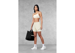 The Giving Movement 3.5 inch Double Layer Biker Shorts - Off White