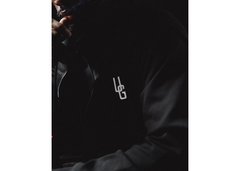 Undrground Black 3D Embroidered Zip Up Hoodie