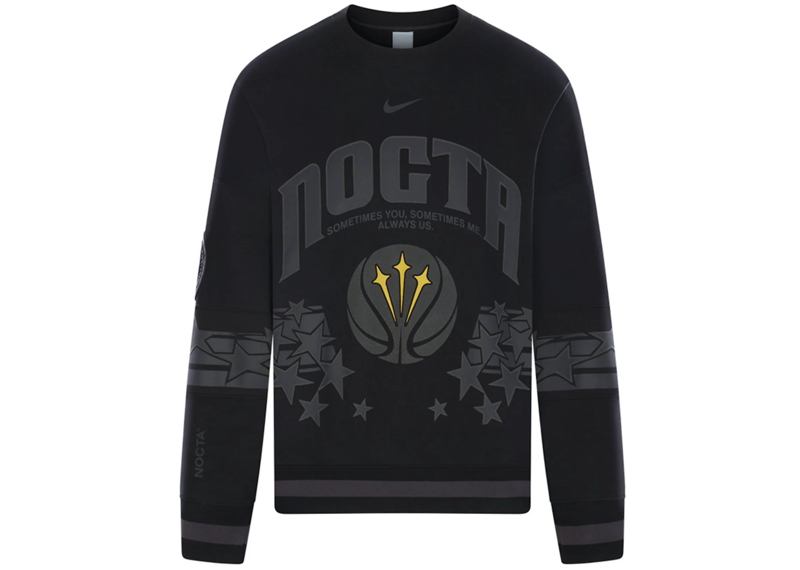 Nike x NOCTA Champions League Crewneck - Black (FW23)