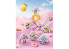 Miniso Top Toy Disney Stich Eating Something Before Sleep Plush Keychain