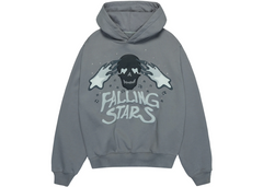 Broken Planet Falling Stars Hoodie - Dark Gray (SS24)