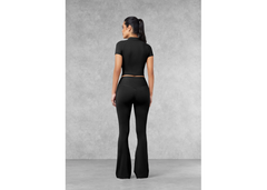 The Giving Movement 30.5 inch Flared Leggings - Pitch Black
