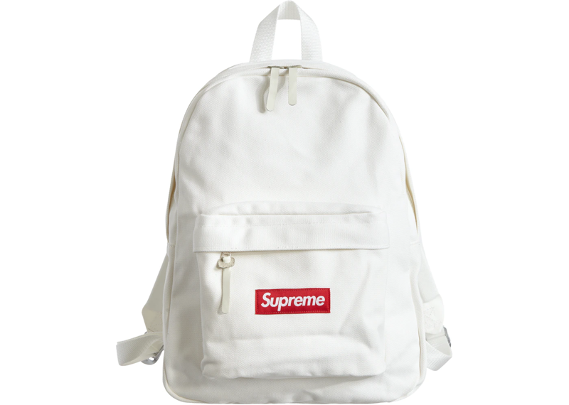 Supreme Canvas Backpack - White (FW20/21)