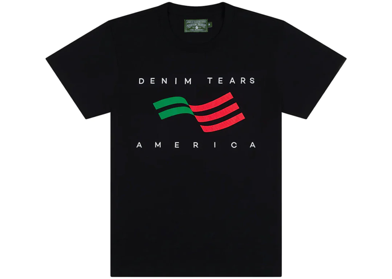 Denim Tears America Sportswear T-Shirt - Black