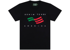 Denim Tears America Sportswear T-Shirt - Black