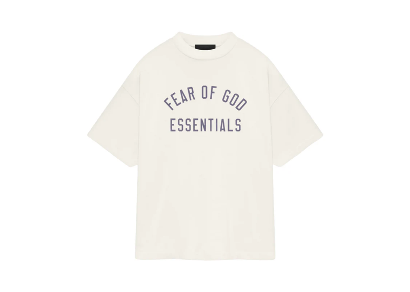 Fear Of God Essentials Jersey Crewneck T-Shirt - Shell (FW24)