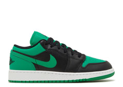 Air Jordan 1 Low GS Black Lucky Green