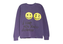 Cactus Plant Flea Market x Union I Like You Youre Different Crewneck Purple
