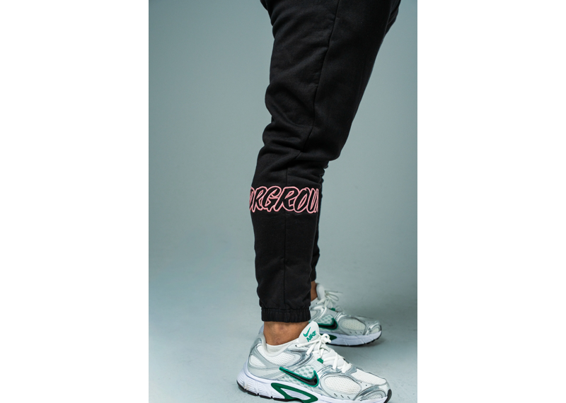 UNDRGROUND Hype Trackpants Black/Rose
