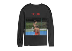 Kanye West Saint Pablo Kim Tennis Longsleeve T-Shirt Black
