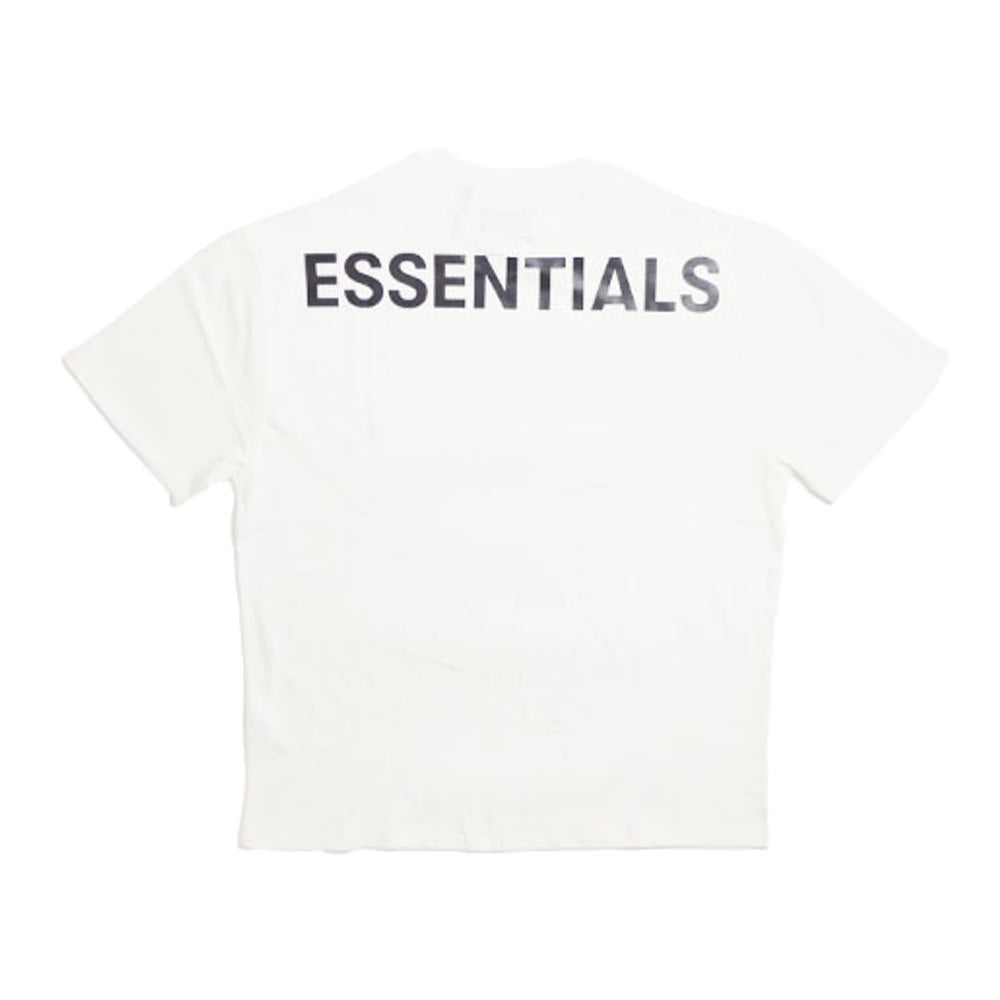 Fear of God Essentials 3M Boxy Logo T-Shirt - White (FW19)